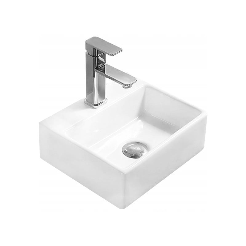 Mexen Mini lavabo de comptoir 40 x 30 cm, Blanc - 21094000