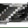 Mexen Kioto+ paroi de douche avec étagère Walk-in 70 x 200 cm, miroir, or - 800-070-121-50-50