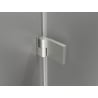 Mexen Lunar-B Duo cabine de douche battante 80 x 80 cm, transparent, nickel brossé - 832-080L-080P-97-00