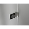 Mexen Lunar-B Duo cabine de douche pivotante 100 x 90 cm, transparent, nickel brossé - 832-100L-090P-97-00