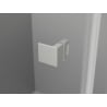 Mexen Lunar-B Duo cabine de douche pivotante 100 x 90 cm, transparent, nickel brossé - 832-100L-090P-97-00