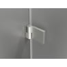 Mexen Lunar-B Duo cabine de douche pivotante 100 x 90 cm, transparent, nickel brossé - 832-100L-090P-97-00