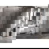 Mexen Lunar-B L cabine de douche pivotante droite 100 x 70 cm, transparent, chrome - 832L-100-070-01-00-P