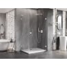 Mexen Lunar-B L cabine de douche pivotante droite 95 x 70 cm, transparente, blanche - 832L-095-070-20-00-P