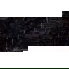 Mexen Champion noir grès émaillé rect. G1, carreau sol-mural 120 x 60 cm, haute brillance - TL202-120-060-00