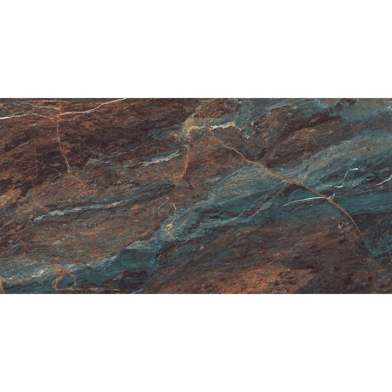 Mexen Sintra Earth grès émaillé rectifié G1, carreau sol-mur 120 x 60 cm, haute brillance - TL204-120-060-02