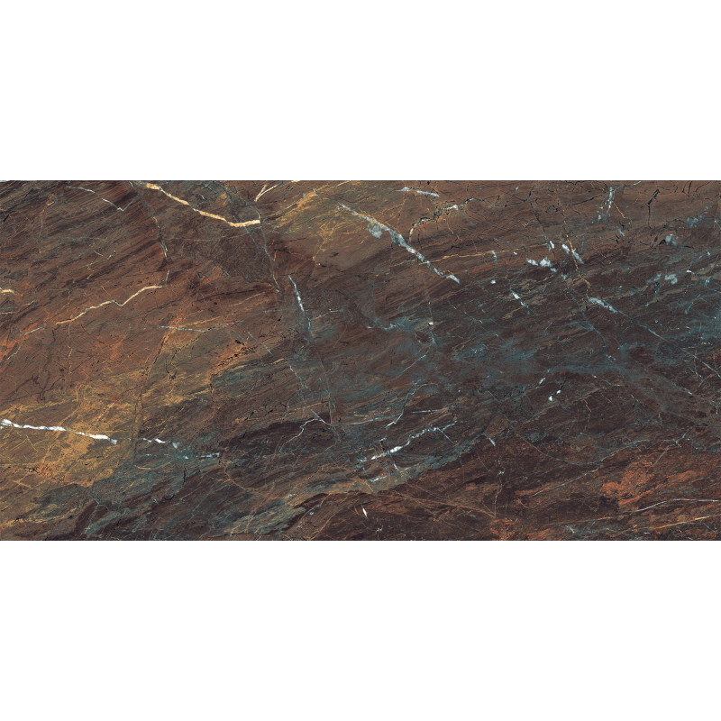Mexen Sintra Earth carreau de grès émaillé rectifié G1, carreau sol-mur 120 x 60 cm, haut brillant - TL204-120-060-02