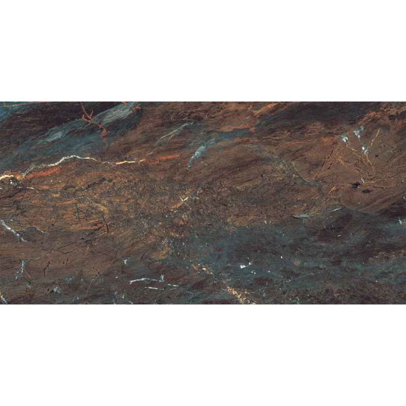 Mexen Sintra Earth carreau de grès émaillé rectifié G1, carreau sol-mur 120 x 60 cm, haut brillant - TL204-120-060-02