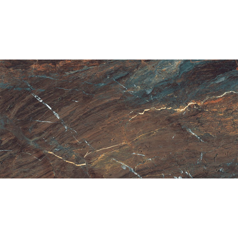 Mexen Sintra Earth Grès Émaillé Rectifié G1, Carreau Sol-Mur 120 x 60 cm, Haut Brillant - TL204-120-060-02