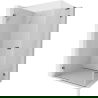 Mexen Lunar-B L cabine de douche à charnières gauche 90 x 80 cm, transparent, gris fusil brossé - 832L-090-080-66-00-L