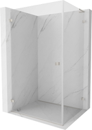 Mexen Lunar-B L cabine de douche battante gauche 95 x 80 cm, transparent, nickel brossé- 832L-095-080-97-00-L