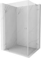 Mexen Lunar-B L cabine de douche battante gauche 100 x 80 cm, transparent, nickel brossé- 832L-100-080-97-00-L