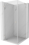 Mexen Lunar-B L cabine de douche à porte battante gauche 90 x 90 cm, transparent, nickel brossé- 832L-090-090-97-00-L