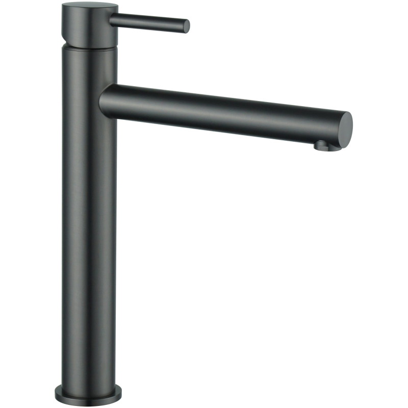 Mexen Elba robinet de lavabo haut, gris acier brossé - 74110-66