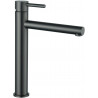 Mexen Elba robinet de lavabo haut, gris acier brossé - 74110-66