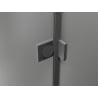 Mexen Lunar-B cabine de douche battante droite 80 x 80 cm, transparent, gun metal - 832-080-080-95-00-P