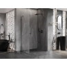 Mexen Lunar-B cabine de douche avec porte battante droite 100 x 90 cm, transparent, métal canon - 832-100-090-95-00-P