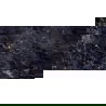 Mexen Rokocha Noir grès émaillé rect. G1, carreau sol-mur 120 x 60 cm, haute brillance - TL205-120-060-01