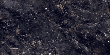 Mexen Rokocha Noir grès émaillé rect. G1, carreau sol-mur 120 x 60 cm, haute brillance - TL205-120-060-01