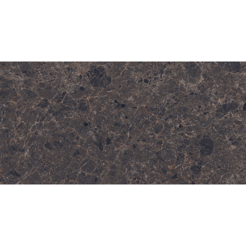 Mexen Slik Emperador Grès marron émaillé rectifié G1, carreau sol-mur 120 x 60 cm, haute brillance - TL207-120-060-00