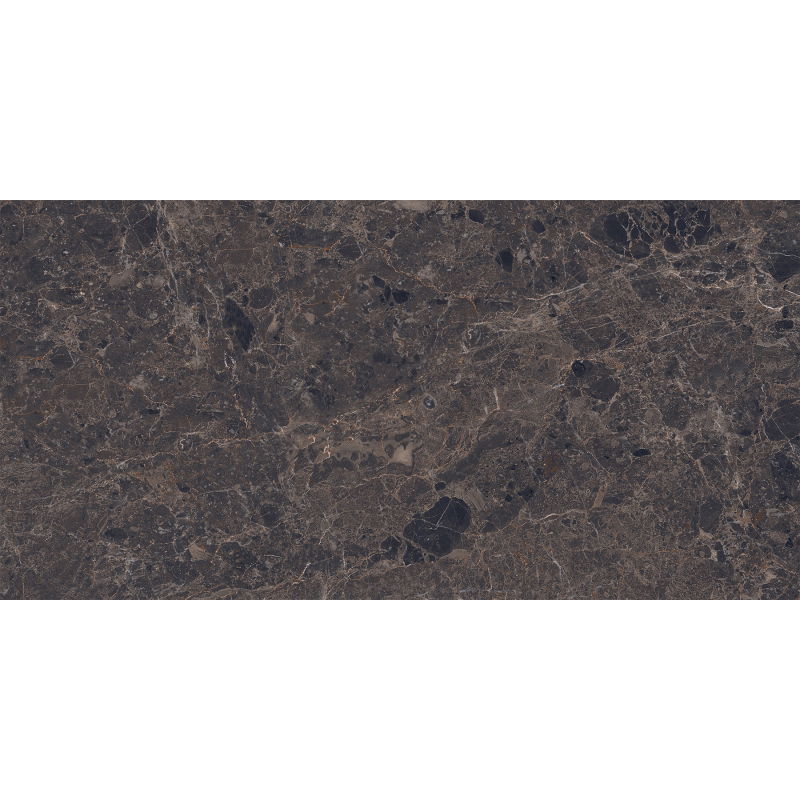 Mexen Slik Emperador Grès marron émaillé rectifié G1, carreau sol-mur 120 x 60 cm, haute brillance - TL207-120-060-00