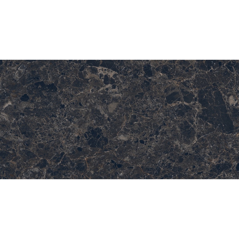 Mexen Slik Emperador Gres noir émaillé rect. G1, carreau sol et mur 120 x 60 cm, haute brillance - TL207-120-060-01