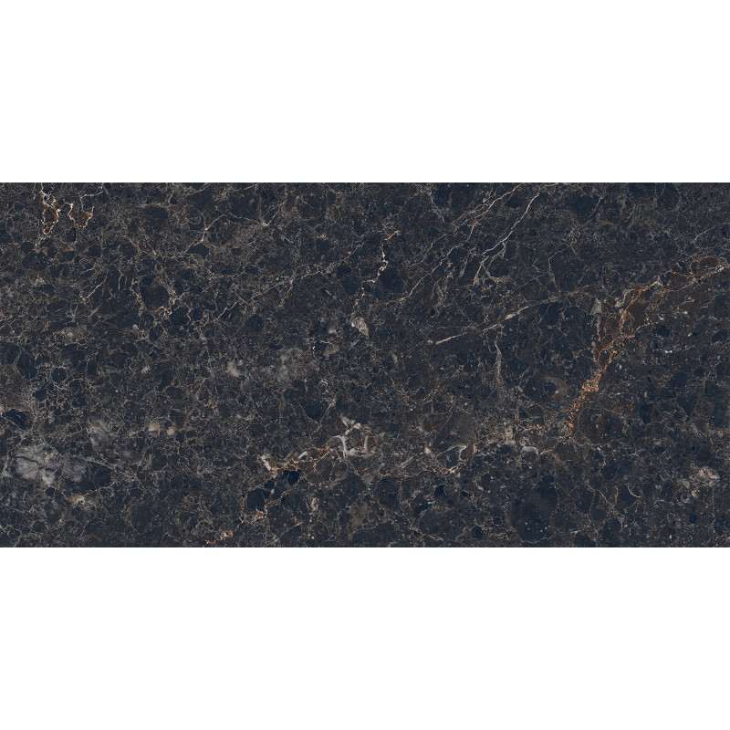 Mexen Slik Emperador Gres noir émaillé rect. G1, carreau sol et mur 120 x 60 cm, haute brillance - TL207-120-060-01