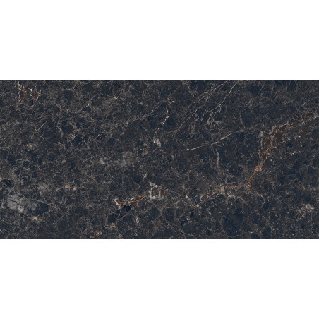Mexen Slik Emperador Gres noir émaillé rect. G1, carreau sol et mur 120 x 60 cm, haute brillance - TL207-120-060-01
