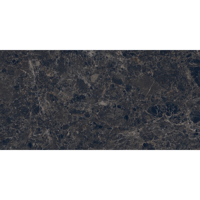 Mexen Slik Emperador Gres noir émaillé rect. G1, carreau sol et mur 120 x 60 cm, haute brillance - TL207-120-060-01
