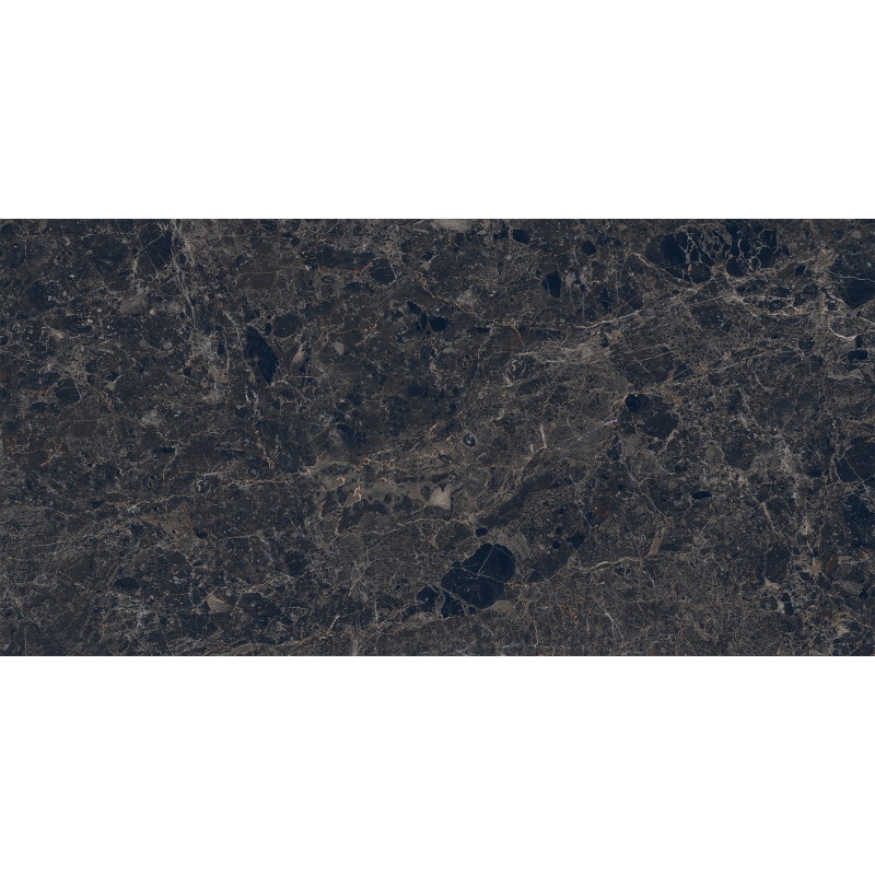 Mexen Slik Emperador Gres noir émaillé rect. G1, carreau sol et mur 120 x 60 cm, haute brillance - TL207-120-060-01