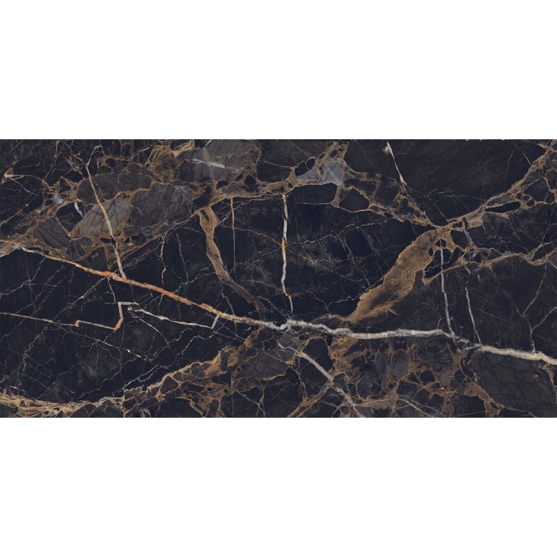 Mexen Orlo Black céramique émaillée rect. G1, carreau sol-mur 120 x 60 cm, haut brillant - TL211-120-060-00