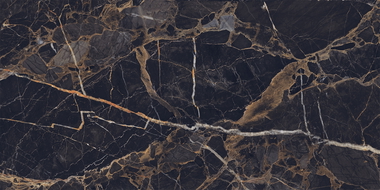 Mexen Orlo Black céramique émaillée rect. G1, carreau sol-mur 120 x 60 cm, haut brillant - TL211-120-060-00