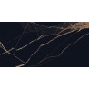 Mexen Fossil Gres noir émaillé rectifié G1, carreau sol-mur 120 x 60 cm, haute brillance - TL213-120-060-00