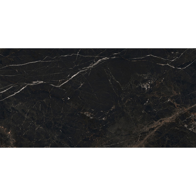 Mexen Marquino Gres noir émaillé rectifié G1, carreau sol-mur 120 x 60 cm, haute brillance - TL214-120-060-00