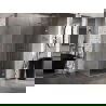 Mexen Lunar-B L cabine de douche battante droite 100 x 80 cm, transparent, or brossé - 832L-100-080-55-00-P