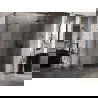 Mexen Lunar-B L cabine de douche à charnière droite 85 x 70 cm, transparent, gun metal - 832L-085-070-95-00-P