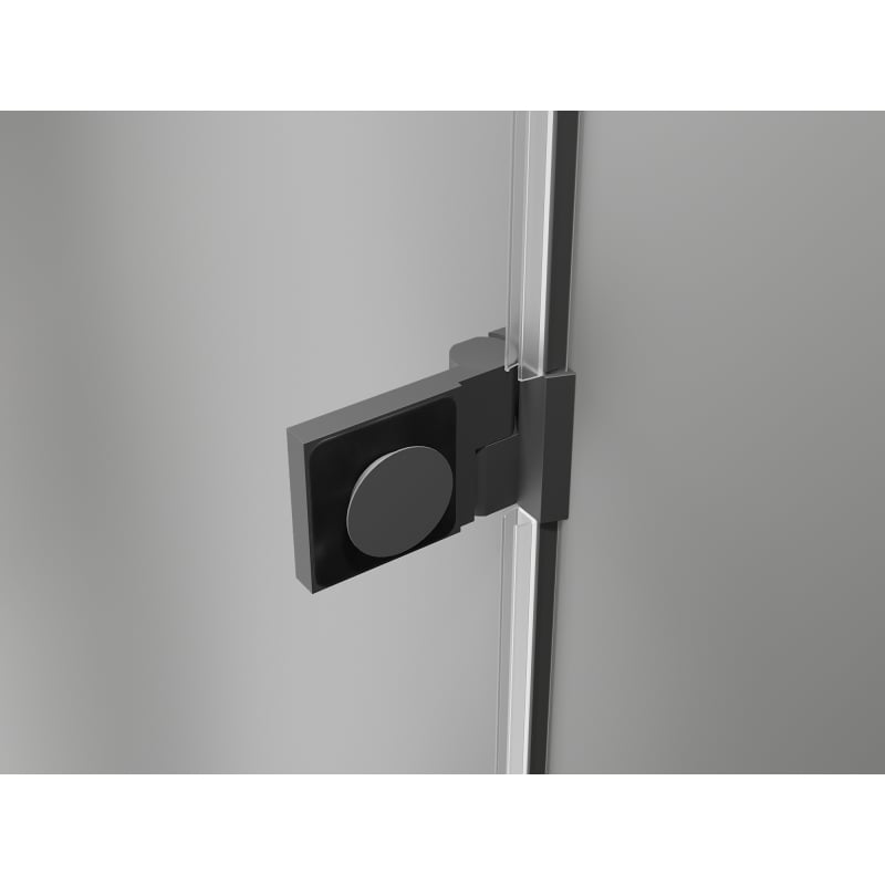 Mexen Lunar-B L cabine de douche pivotante droite 100 x 100 cm, transparent, gun metal - 832L-100-100-95-00-P