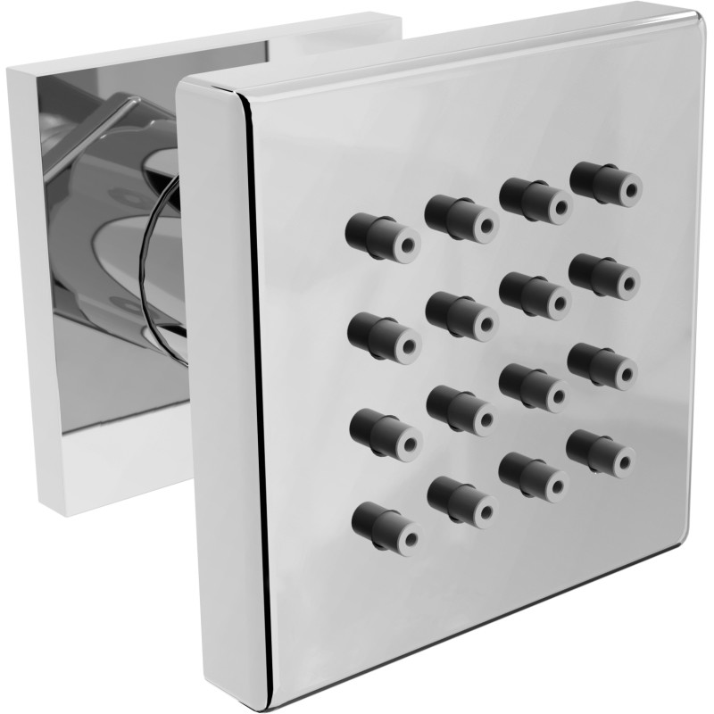 Mexen Cube buse latérale apparente, chromée - 79360-00
