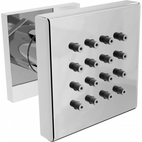 Mexen Cube buse latérale apparente, chromée - 79360-00