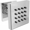 Mexen Cube buse latérale apparente, chromée - 79360-00