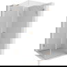 Mexen Lunar-B L cabine de douche battante droite 70 x 70 cm, transparent, cuivre brossé - 832L-070-070-65-00-P