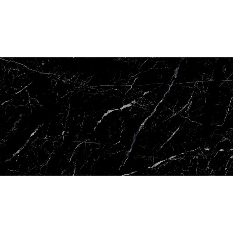 Mexen Simba Gres noir émaillé rect. G1, carreau sol-mural 120 x 60 cm, haute brillance - TL210-120-060-00