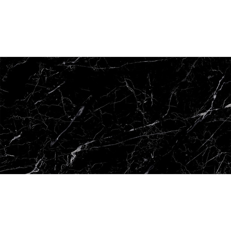 Mexen Simba Gres noir émaillé rect. G1, carreau sol-mural 120 x 60 cm, haute brillance - TL210-120-060-00