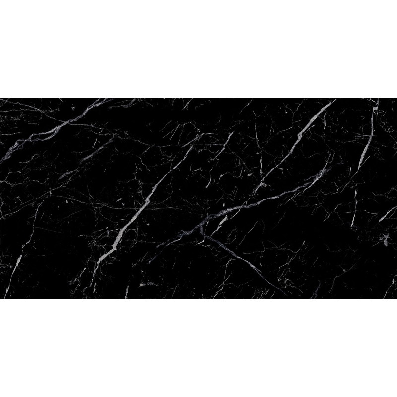 Mexen Simba Gres noir émaillé rect. G1, carreau sol-mural 120 x 60 cm, haute brillance - TL210-120-060-00
