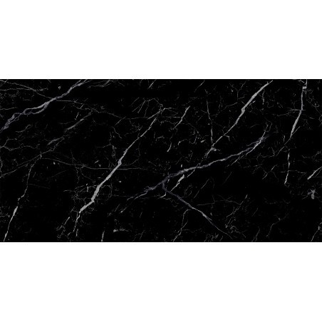 Mexen Simba Gres noir émaillé rect. G1, carreau sol-mural 120 x 60 cm, haute brillance - TL210-120-060-00