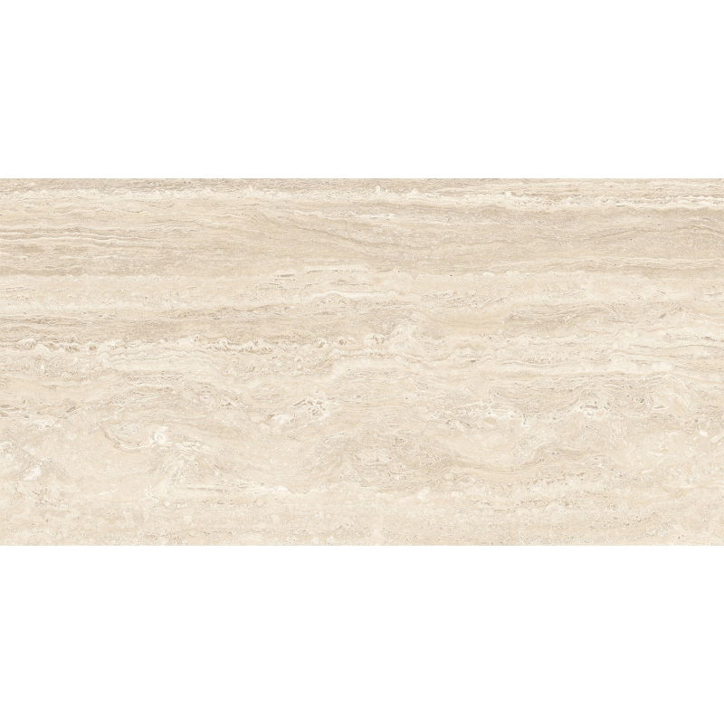 Mexen Neo Travertino Crema grès émaillé rectifié G1, carreau sol-mur 120 x 60 cm, mat - TL302-120-060-02