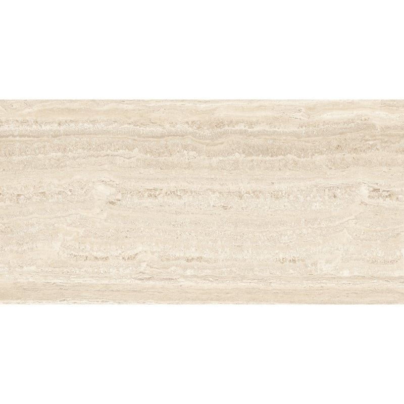 Mexen Neo Travertino Crème grès émaillé rectifié G1, carreau sol-mur 120 x 60 cm, mat - TL302-120-060-02