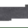 Mexen District Nero grès émaillé rectifié G1, carreau sol-mur 120 x 60 cm, mat - TL308-120-060-03