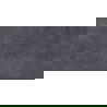 Mexen District Nero grès émaillé rectifié G1, carreau sol-mur 120 x 60 cm, mat - TL308-120-060-03