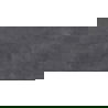 Mexen District Nero grès émaillé rectifié G1, carreau sol-mur 120 x 60 cm, mat - TL308-120-060-03